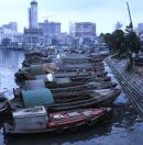 Sampans in Lagoon, Singapore